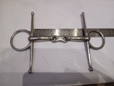 Full Cheek Snaffle. French Link. Made In England. 5 1/2"
