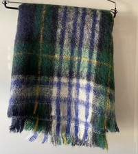 BNWOT MOHAIR Multicoloured Mohair Wool Blend Blanket 140 x 180cm - CG W72