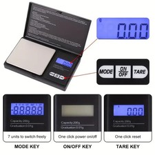 Digital Scales High Precision Gold Jewellery Scale Milligram micro 0.001g J2B7