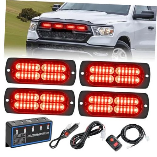 4pcs led strobe lights 12v - 4pcs,