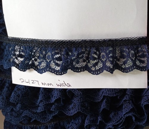 Meters mm gathered lace - gathered,