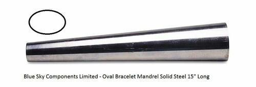 Solid steel bracelet mandrel - solid,
