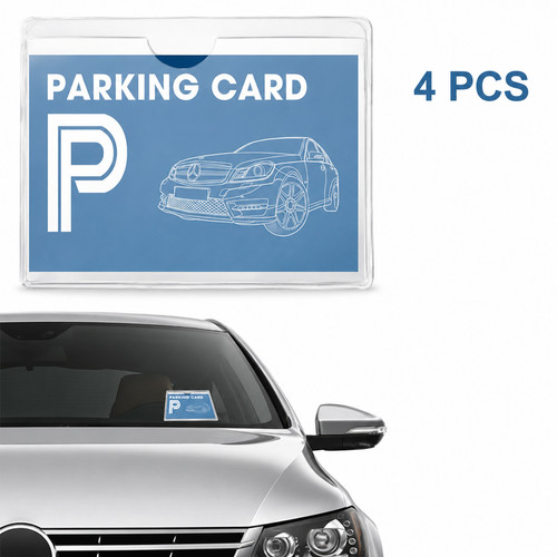Adhesive car windshield permit