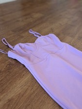 Zara Lilac Dress Bodycon Size S 8/10 small