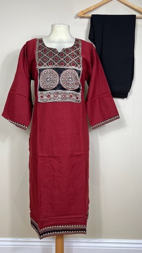 Red black ladies cotton - &,