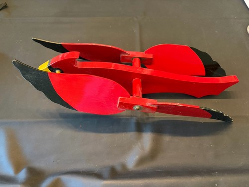 Vintage handmade wood cardinal - vintage,