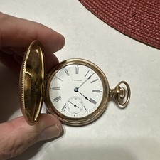 Waltham pocket watch Wadsworth 20 Yr  gold Filled Hunter Case , Non Running