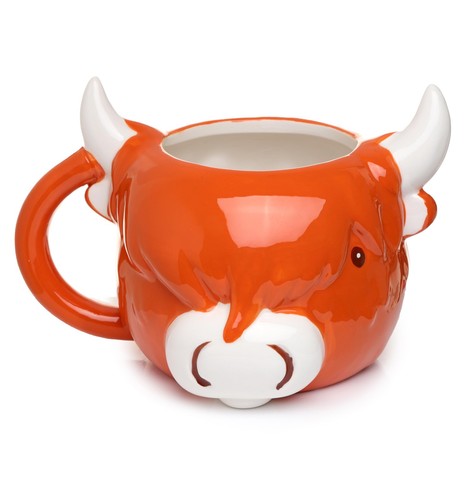 Highland coo cow shaped - highland,
