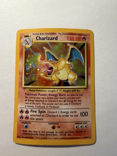 Pokémon charizard 102 base - charizard,