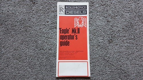 Rolls royce diesel eagle - eagle, mk.ii