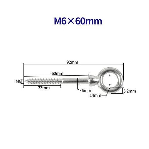 Marine grade eye bolts - marine,
