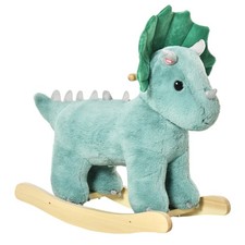 Plush Ride-On Dinosaur Rocker