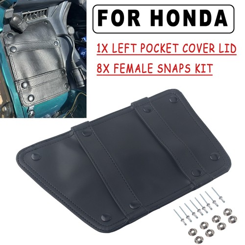 Left black leather - left, pu