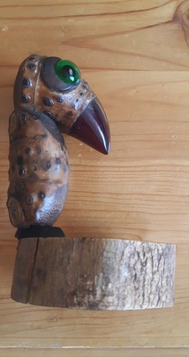 Vintage hand briar root carved - briar,