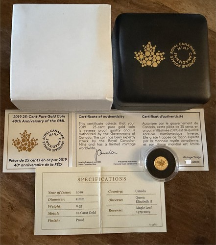 Canada 2019 gold - 0.5g,