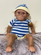 The Ashton - Drake Galleries Kirby So Truly Real® Lifelike Baby Boy Monkey Doll
