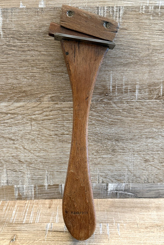 Antique wooden cabinet scraper - wooden,