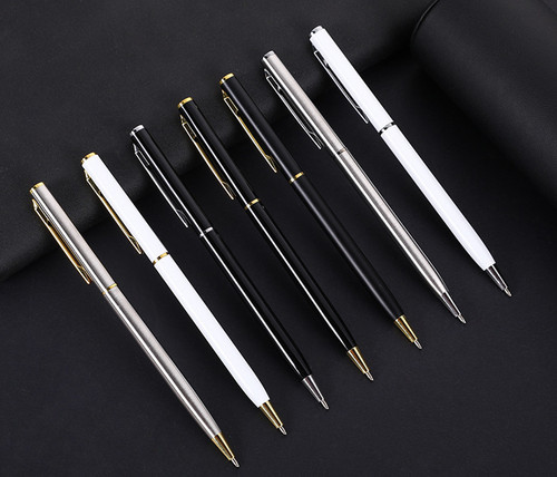 Slim biro pen - , metal