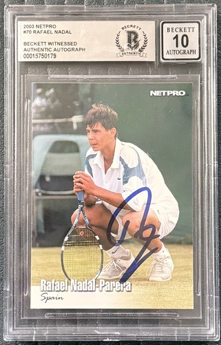 Rafael nadal autographed - autographed, 2003
