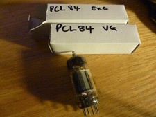 2 off  PCL84 Valve  tube unbranded Triode, Output Pentode. AVO Tested. HAM RADIO