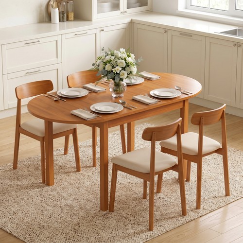 Homcom wood kitchen table - homcom,