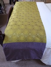 Mauve and Lime Green Faux