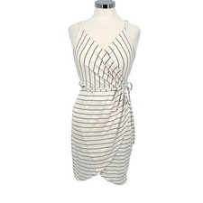 41 Hawthorn Striped Wrap Dress
