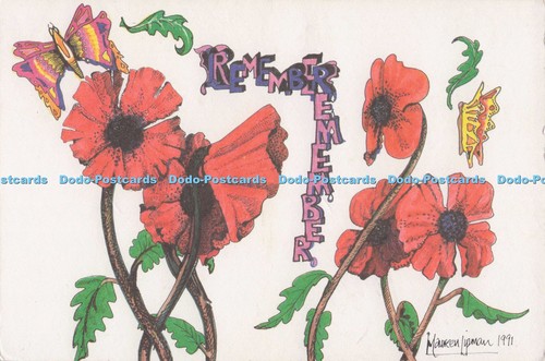 D298526 remember poppy - remember.,