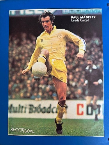 Paul madeley signed - paul,
