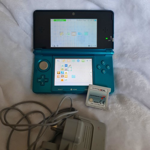 Nintendo 3ds aqua - aqua, blue