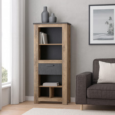 Rapallo 1 Drawer Bookcase