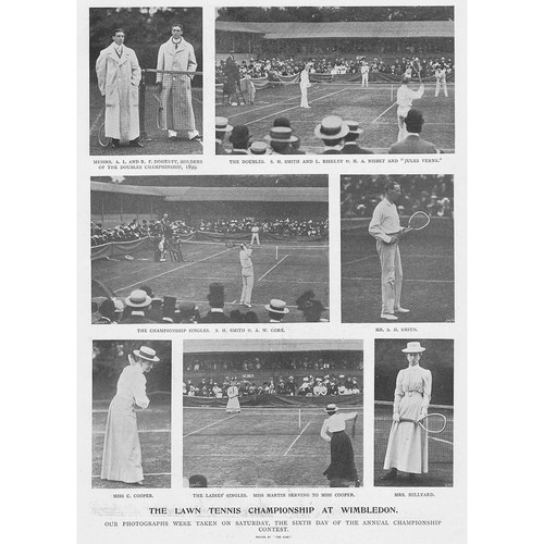 The lawn tennis championship - the,