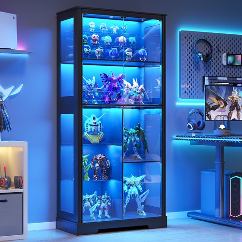 Tier display cabinet with - cabinet,
