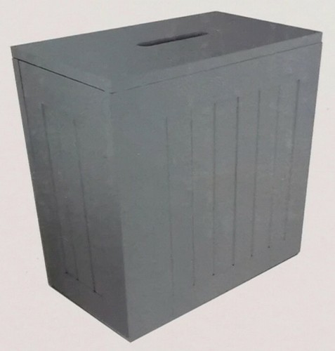 Wooden slimline shaker unit - wooden,