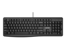 Canyon Wired Multimedia USB Keyboard KB-50 Black Windows/MAC Ergonomic Keys Type