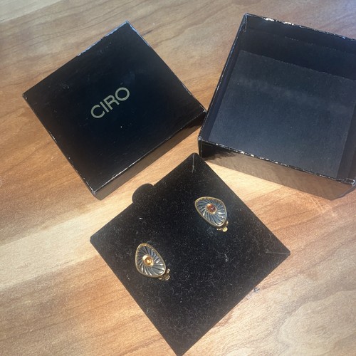 Ciro earrings vintage gold - earrings,