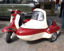 SCOOTER  with Rare SIDECAR
