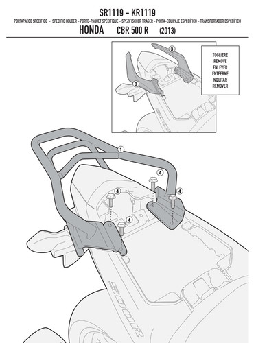 Givi monolock attachment - givi,