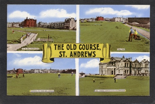 Postcard andrews fife - st,