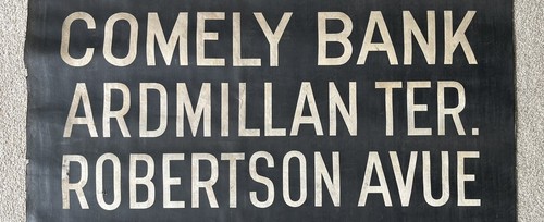 1940s edinburgh tram blind - 1940s, 3