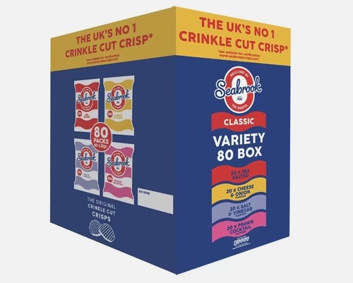 Seabrook crisps variety box - seabrook,