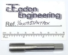 1/4" x 19TPI BSP (British Standard Pipe) Tap or Tap Set, HSS. By top brands.