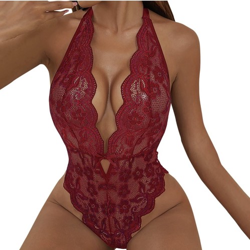Ladies sheer nightwear lace - sheer,