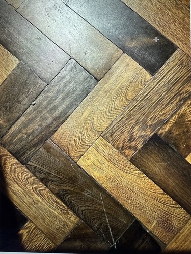 Reclaimed herringbone parquet - reclaimed,
