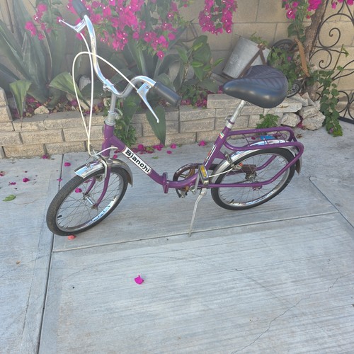 Purple vintage bianchi folding - purple,