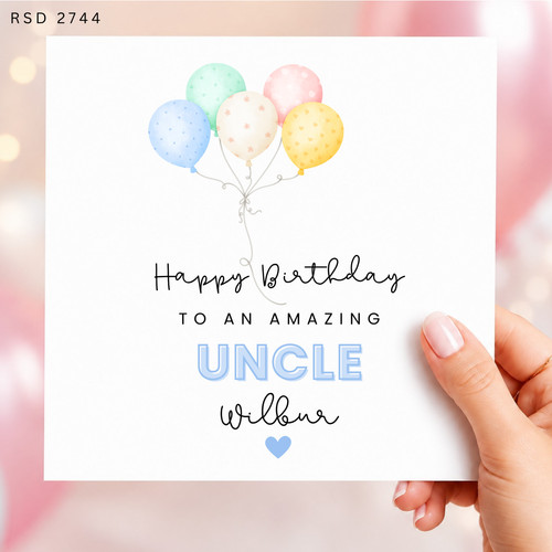 Personalised uncle birthday - uncle,