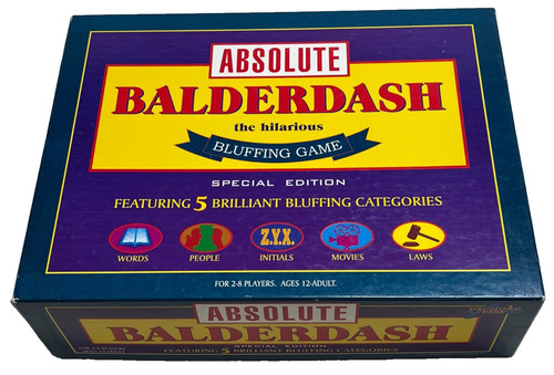 Absolute balderdash game - balderdash,
