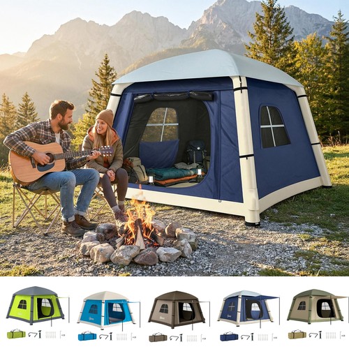 Inflatable camping tent - camping,
