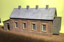 00 Gauge Engine shed. Built
