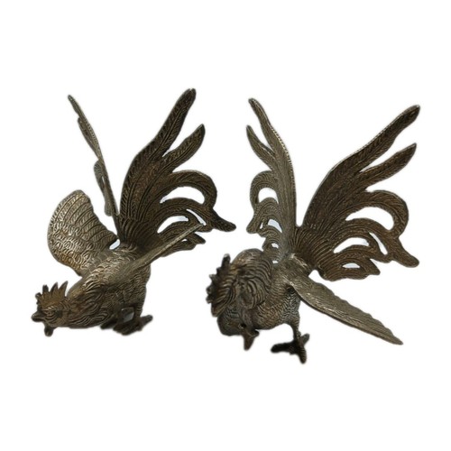 Pair pewter 19th century - pewter,